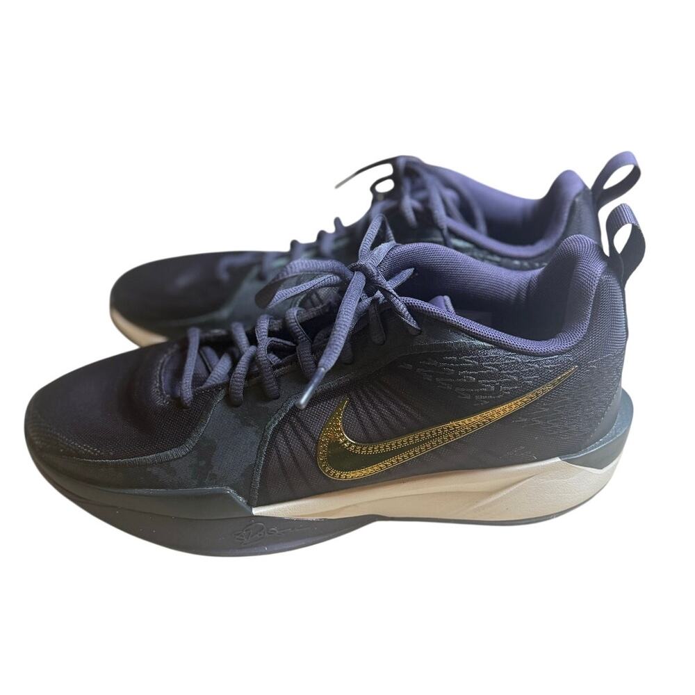 Nike Sabrina 2 GS Basketball Navy Purple Gold 7y